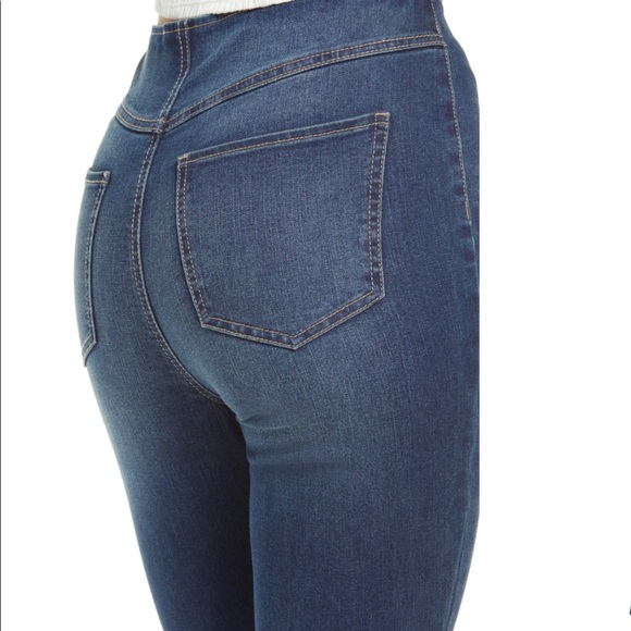 NWT👖Tinseltown High Waist Flare Pull-On Jeans. - Picture 3 of 4